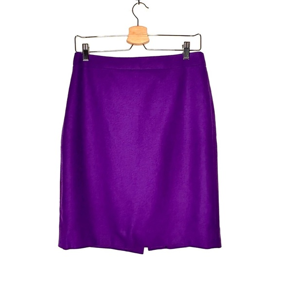 J. Crew | Purple The Pencil Skirt Size 4 - Picture 2 of 6